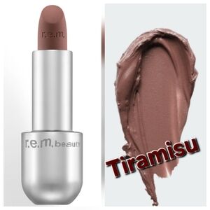Two New r.e.m. beauty On Your Collar Matte Lipstick in Tiramisu